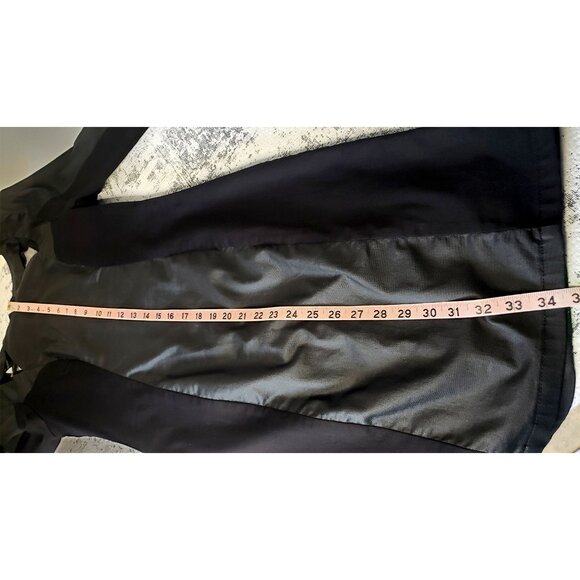 Black Colcii Long Sleeve Leather Look Slimming Dress - Picture 11 of 13